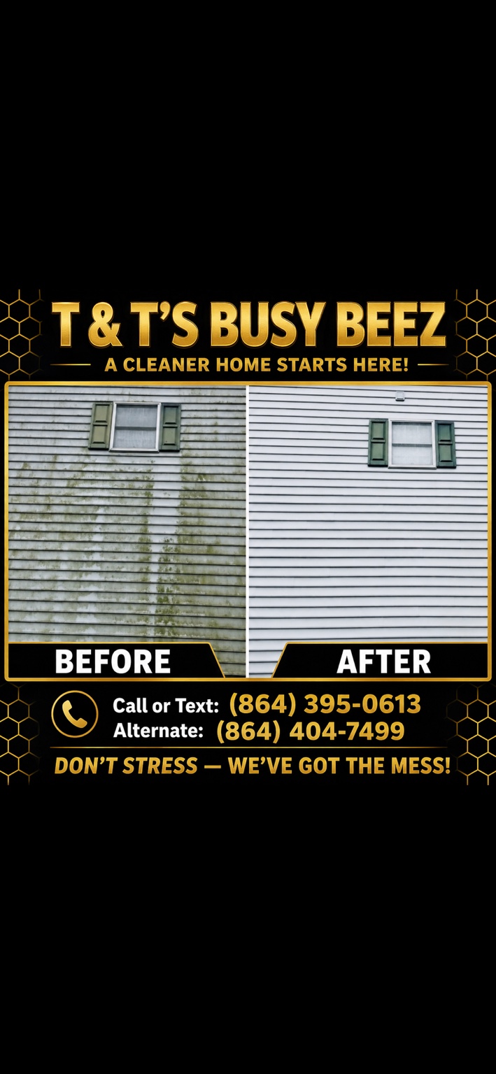 Siding soft-wash promotional poster