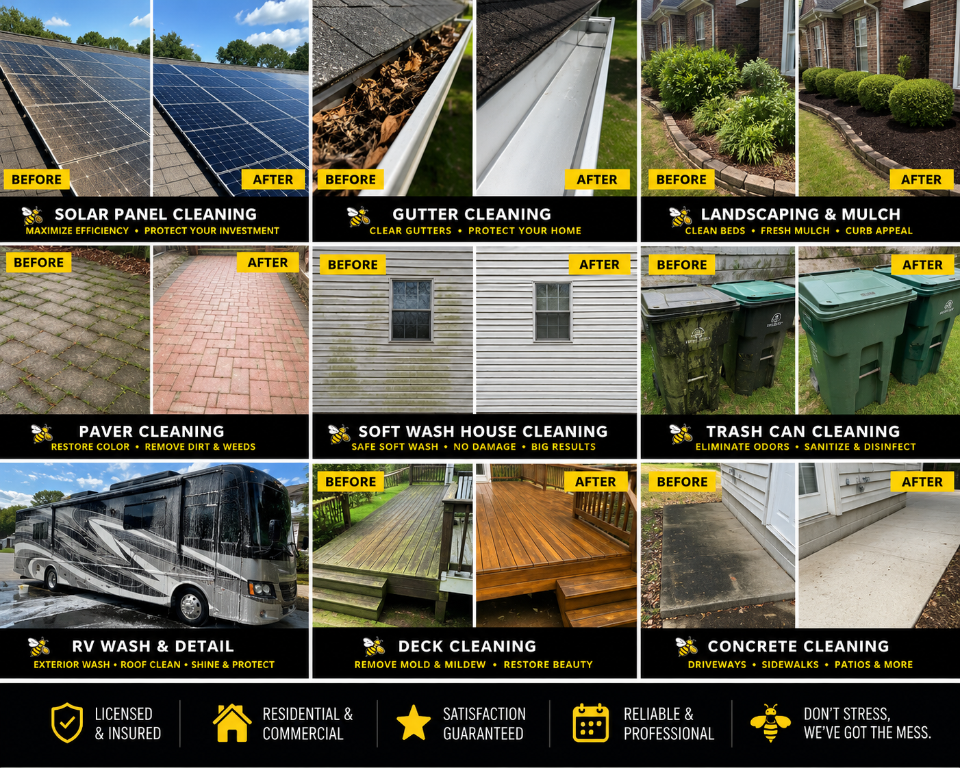 Additional T&T's Busy Bees service examples